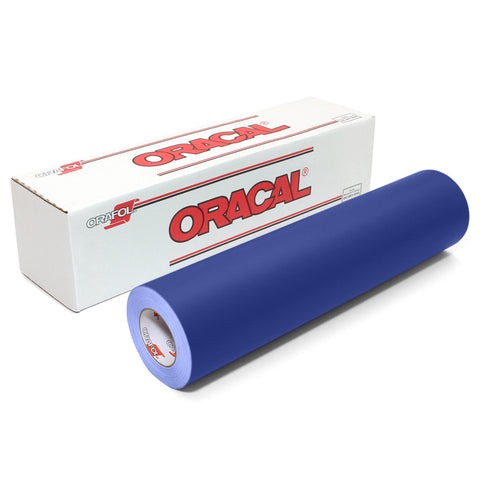 Matte Blue Vinyl Rolls | Oracal 631 Wall & Craft Vinyl | Removable Adhesive