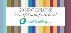 New Vinyl Colors Just Released By Oracal