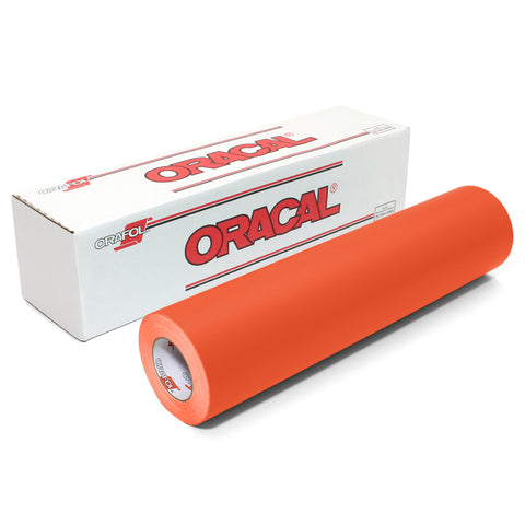 Orange Matte Vinyl Rolls | Oracal 631 Removable Wall & Craft Vinyl Rolls